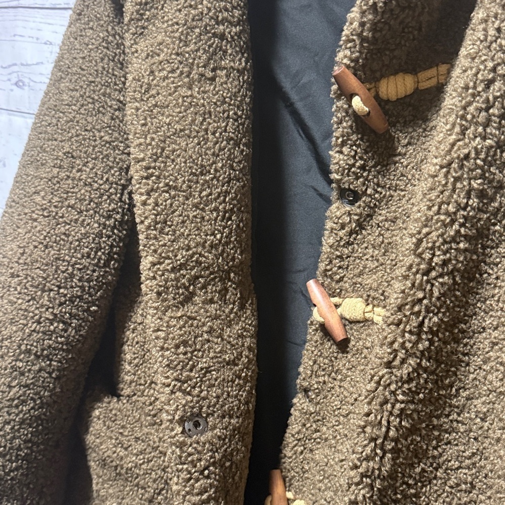 Zara Teddy Coat - Picture 4 of 4